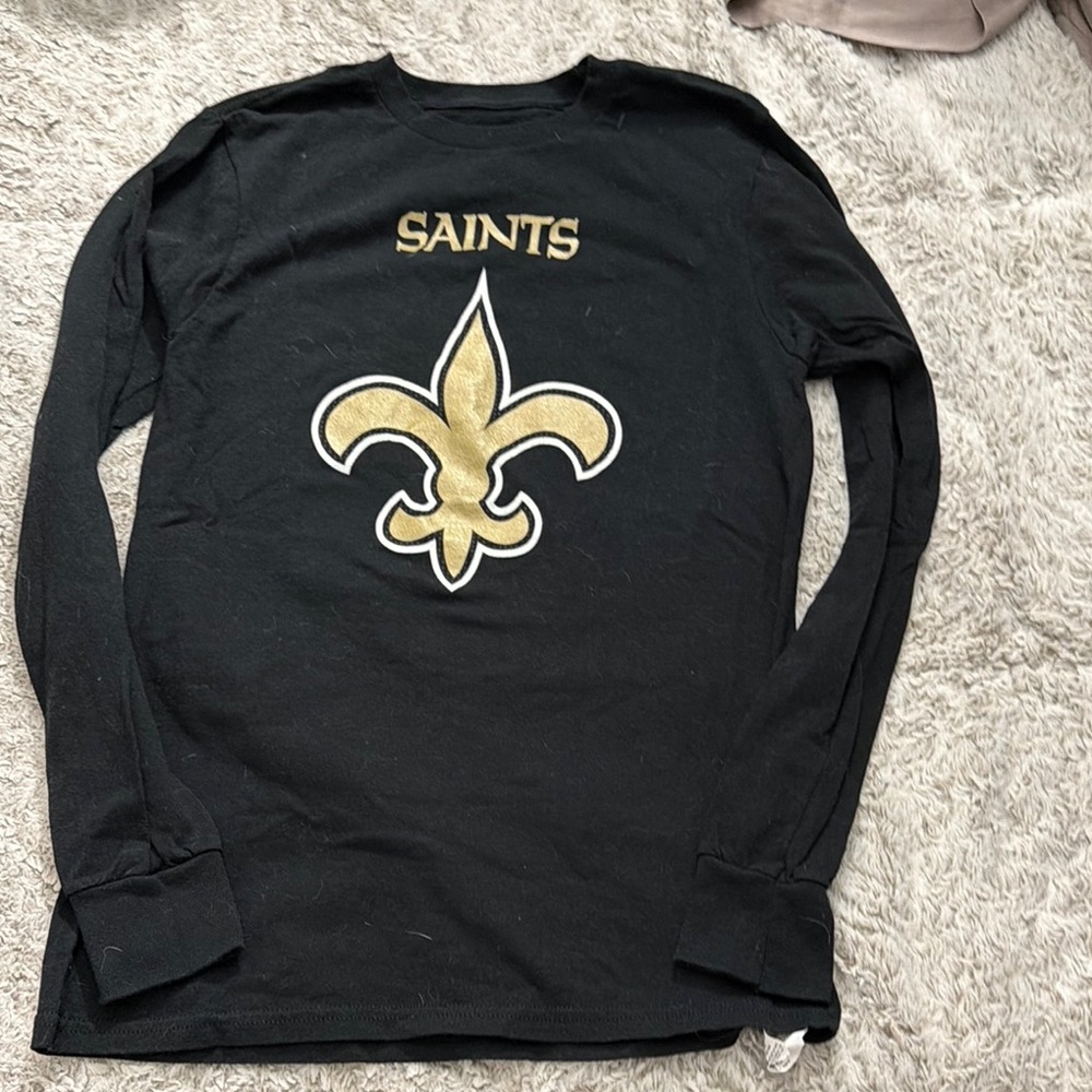 Black Saints Long Sleeve Shirt